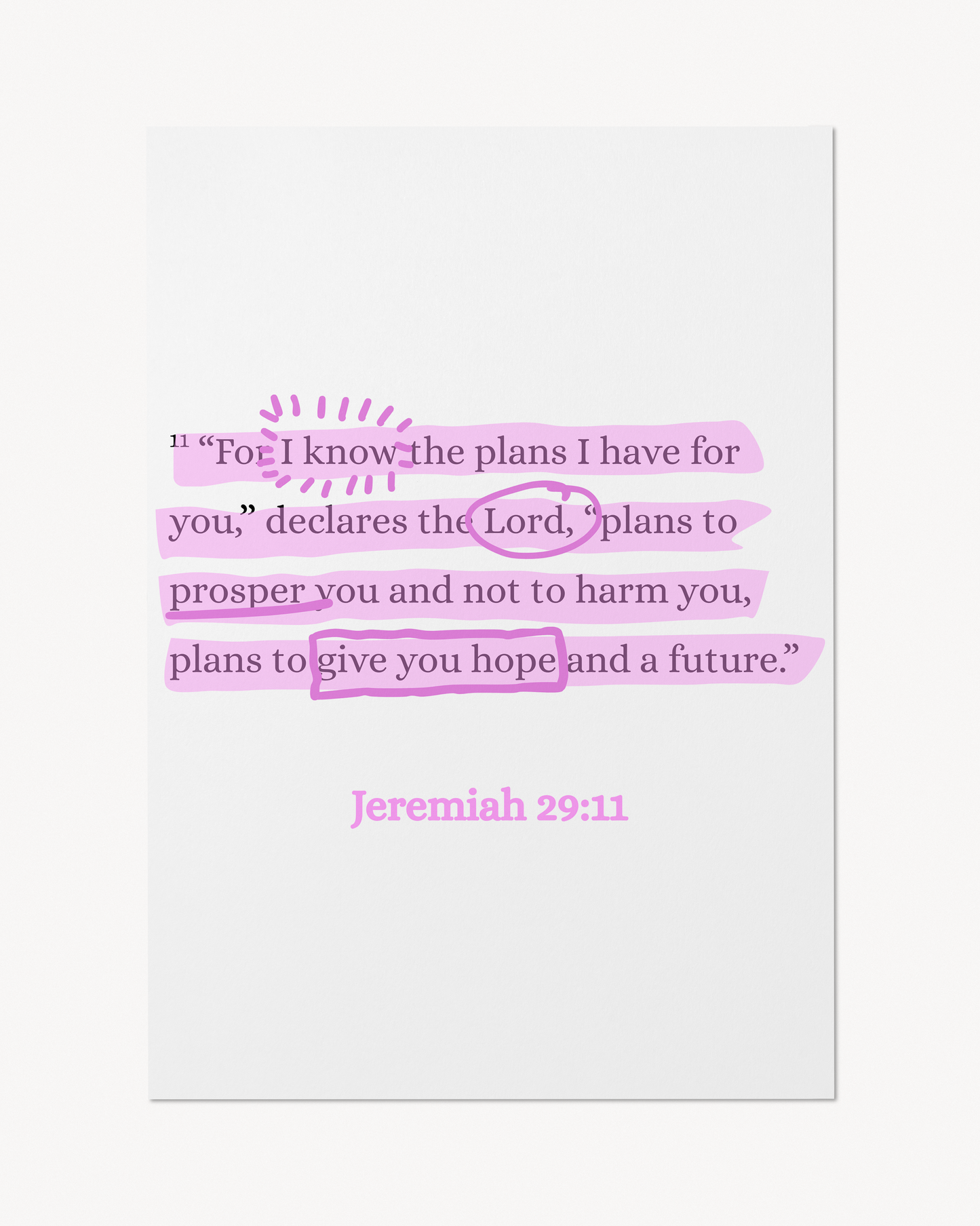 Jeremiah 29:11