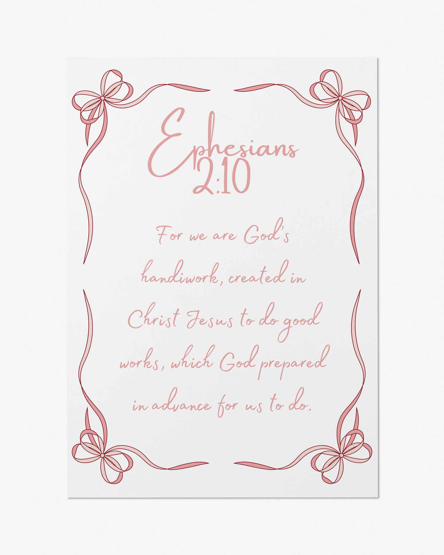 Ephesians 2: 10