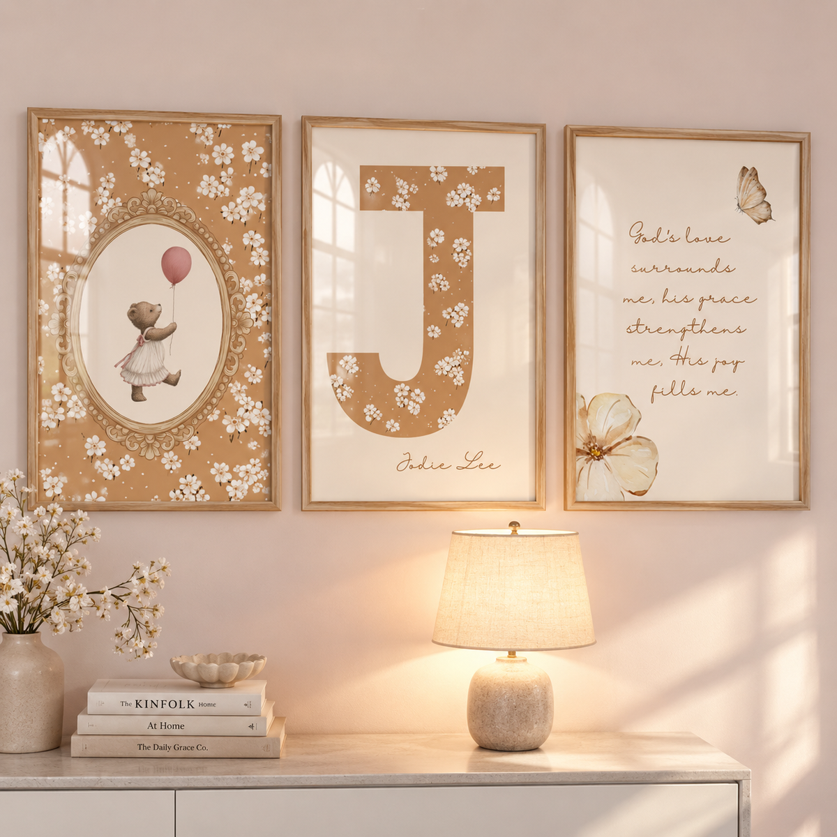 Wrapped in his love - SET OF 3