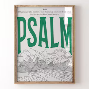 Psalm Print