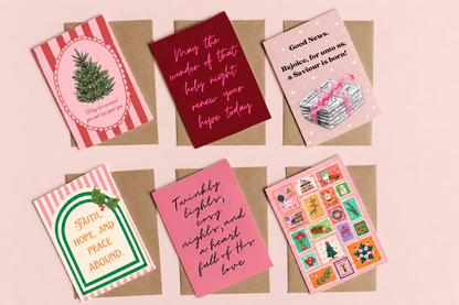 Festive greetings Set of 6