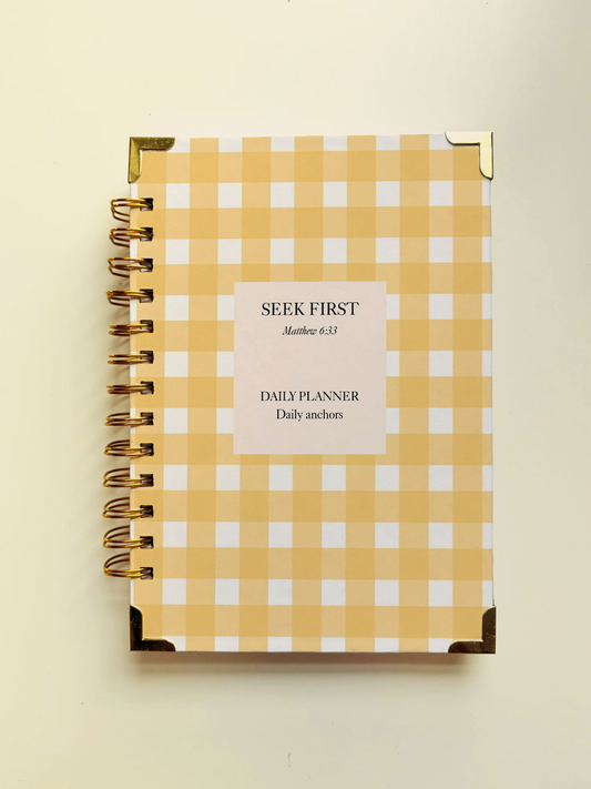Seek First Yellow Checkered