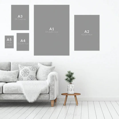 Psalm Print: Trendy Christian Wall Art, Retro Typography Poster