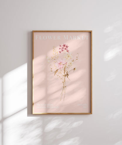 Pink Christian Wall Art Set: Boho Floral Bible Verse Prints (Digital Download)