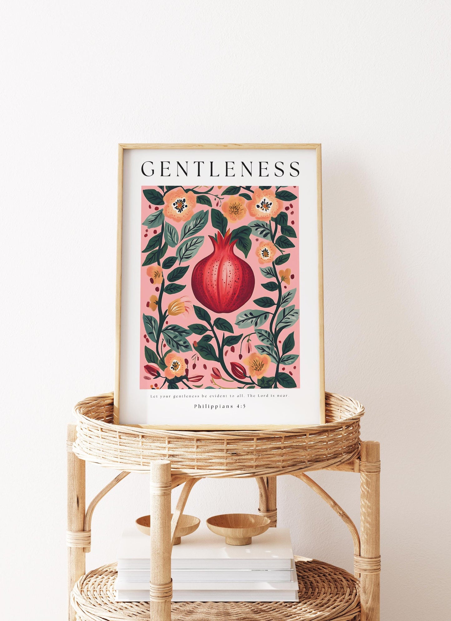 Set of 9 Christian posters Fruits of the Spirit Wall Art Set Galatians Bible Verse Prints (Digital Download) instant download