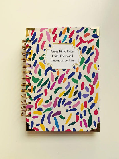 Handmade Christian Daily Verse Planner: A5 Spiral Notebook