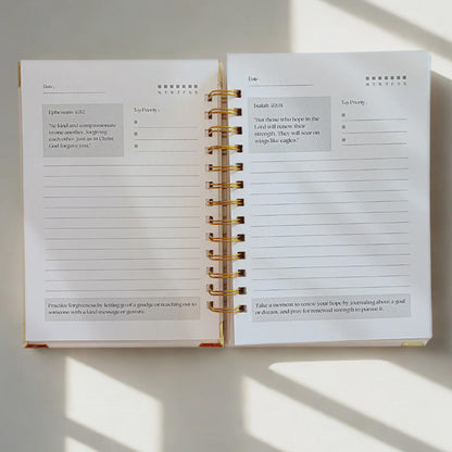 Christian Daily Verse Planner: A5 Scripture Study Journal