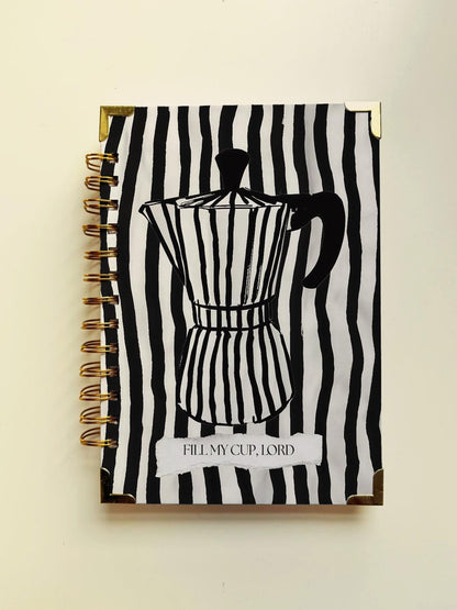 Handmade Christian Daily Verse Planner: A5 Spiral Journal