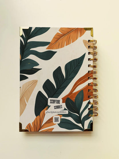 Handmade Christian Daily Verse Planner: A5 Spiral Notebook