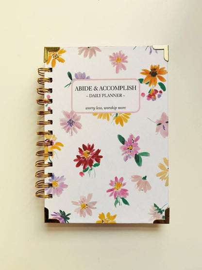 Handmade Christian Daily Verse Planner: A5 Spiral Notebook