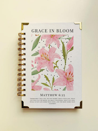 Handmade Christian Daily Verse Planner: A5 Spiral Notebook