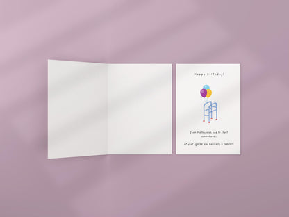 Personalised Funny Christian Birthday Card: Methuselah Bible Humour