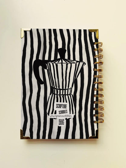 Handmade Christian Daily Verse Planner: A5 Spiral Journal