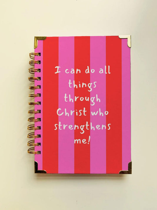 Christian Daily Planner: Devotional Journal, Bible Study Notebook