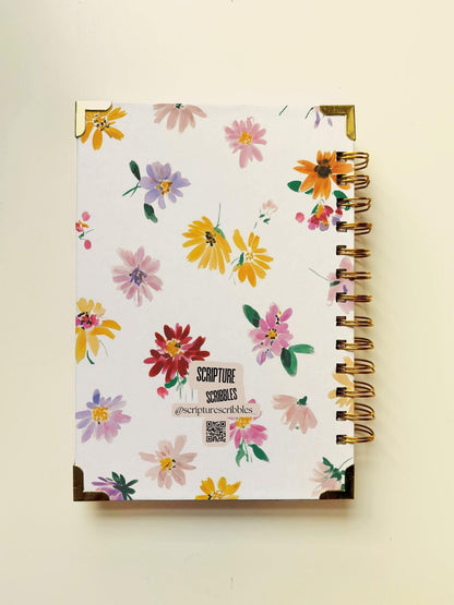 Faith planner bible study journal Christian devotional notebook scripture notepad inspirational stationery religious gift