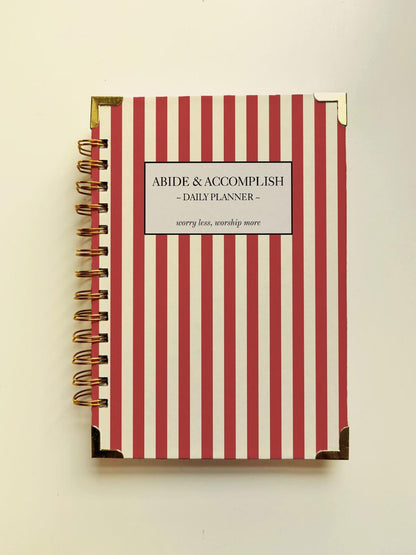 Spiral notebooks | Hard cover journal | Faith notebook | Abide & Accomplish | Fruits of the spirit | Seek First