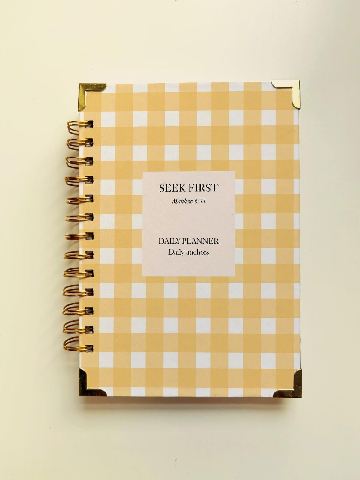 Spiral notebooks | Hard cover journal | Faith notebook | Abide & Accomplish | Fruits of the spirit | Seek First