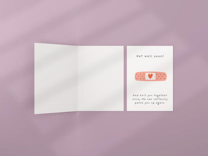 Christian Get Well Card: Scripture-Inspired Encouragement