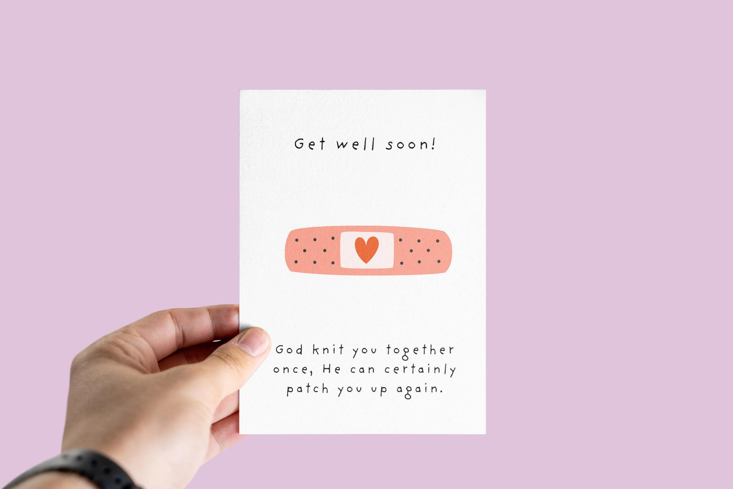 Christian Get Well Card: Scripture-Inspired Encouragement
