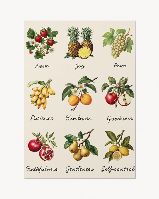 Vintage Fruits Of The Spirit