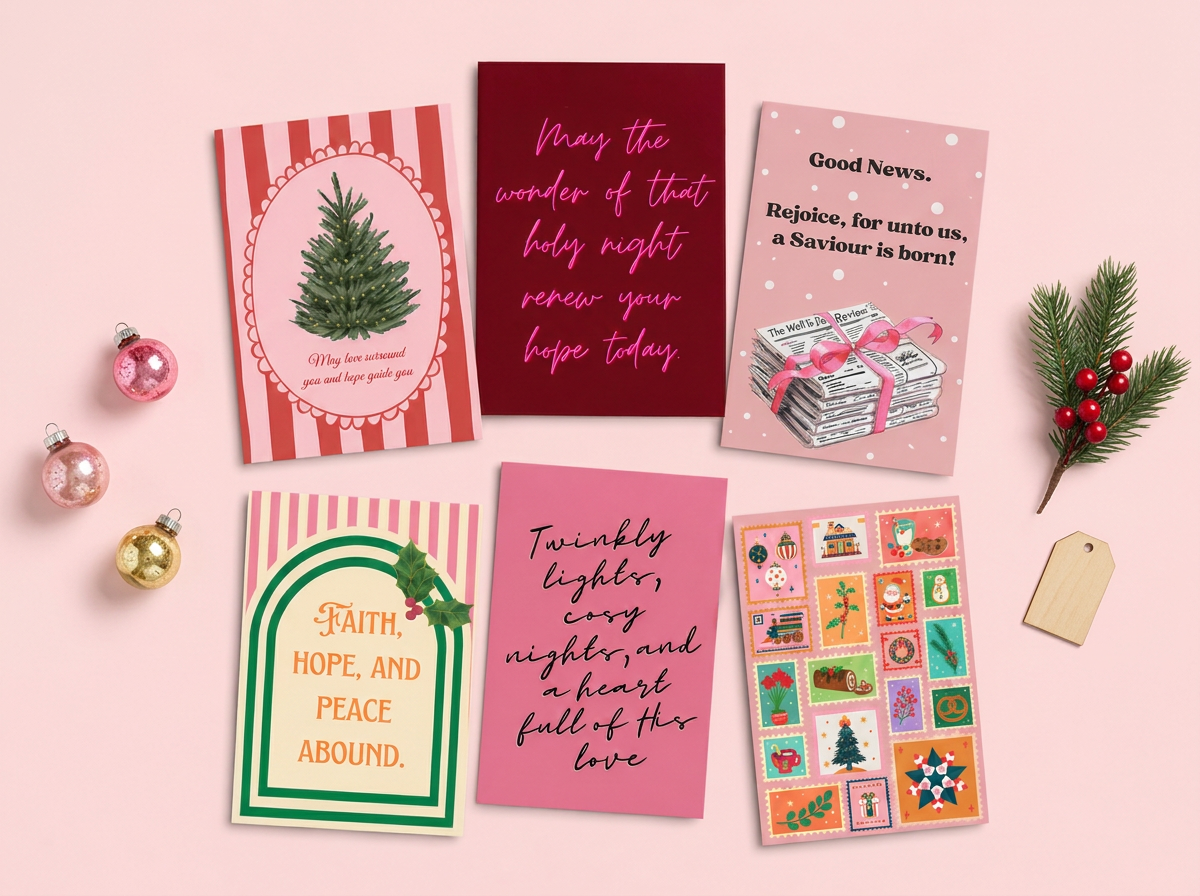 Festive greetings Set of 6