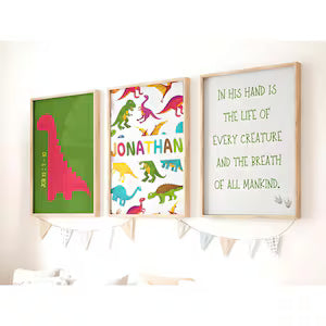 Christian Nursery Décor Set Of Three