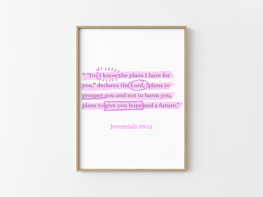 Jeremiah 29:11